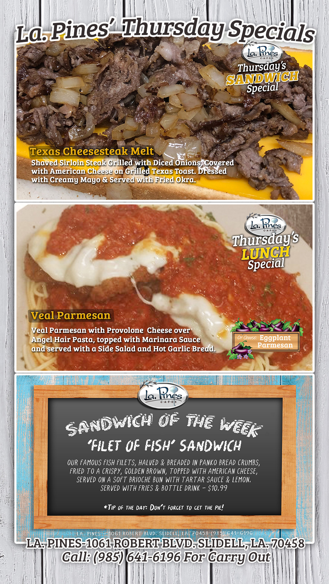 Thursday’s Specials – March 30th, 2023.