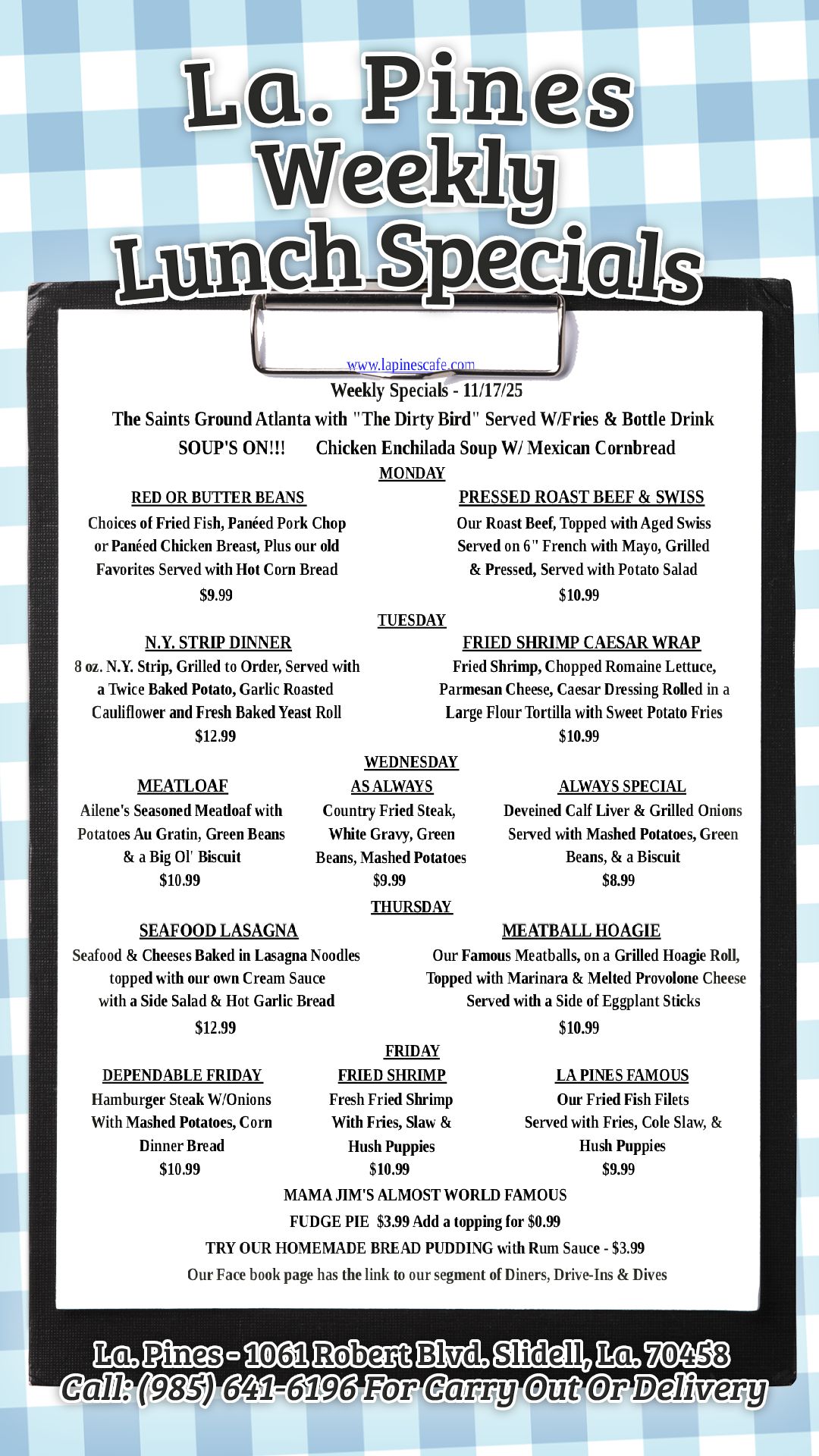 La․ Pines Cafe in Slidell, La.
