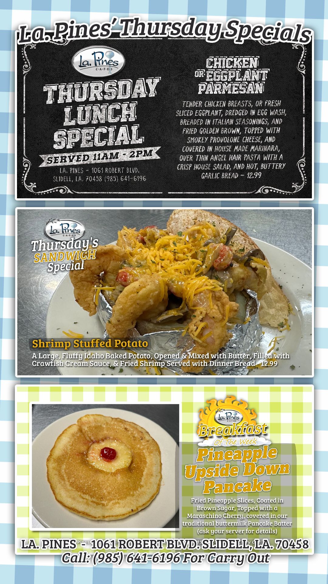 Thursday’s Specials, March 5, 2026.