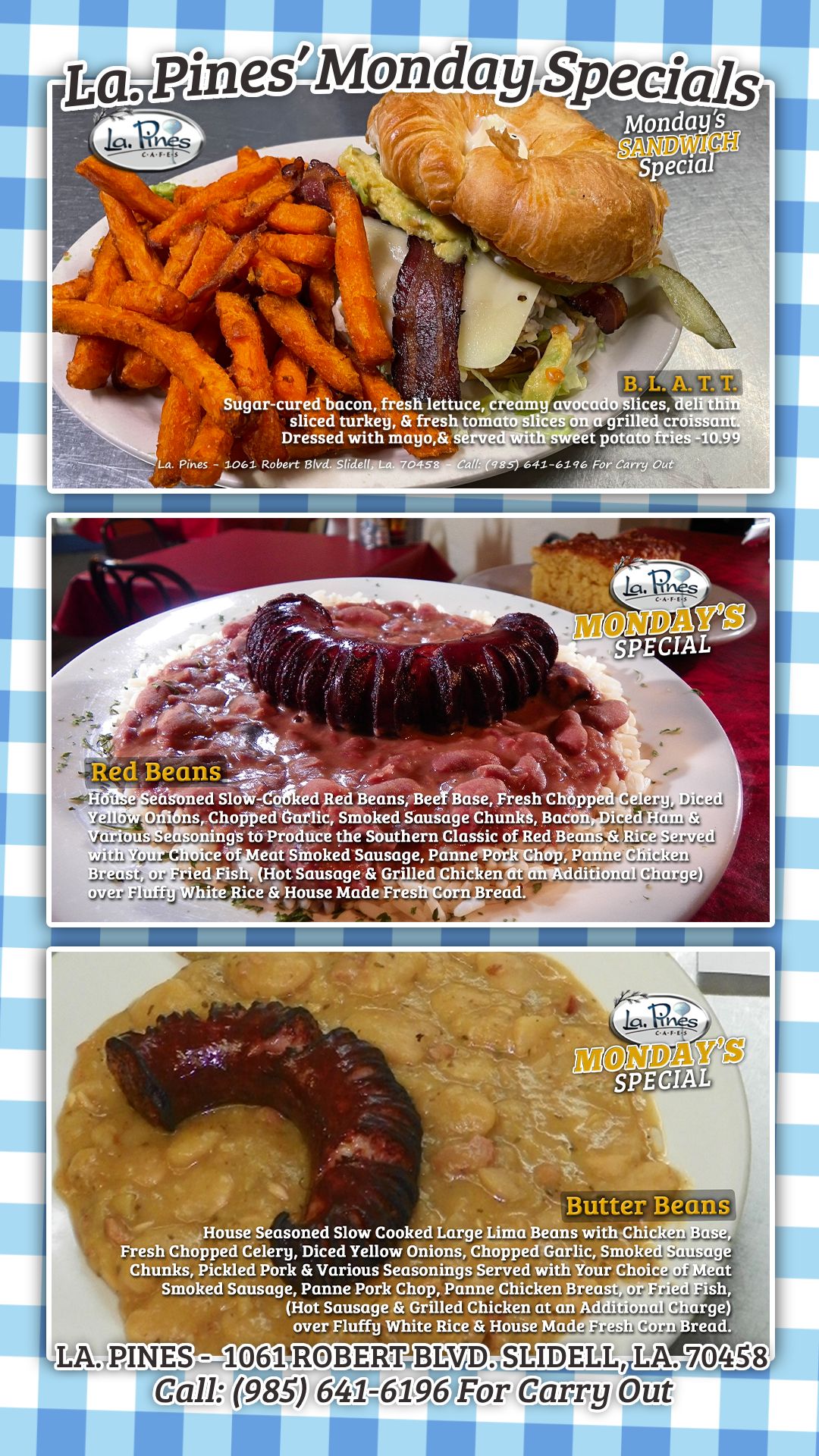 Monday Specials, April 20, 2026.